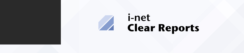 i-net Clear Reports. A reporting solution.