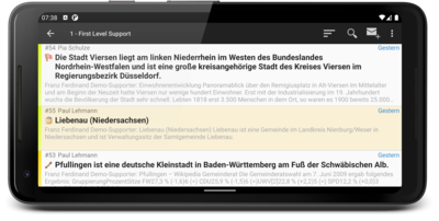 Ticket Liste