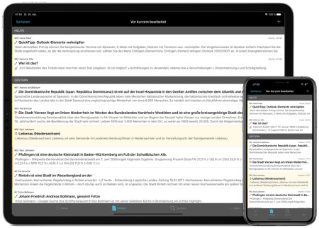 i-net HelpDesk Mobile auch auf dem iPad