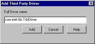 Add Third Party Driver