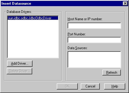 Insert Datasource