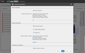 Settings for the most needed options
