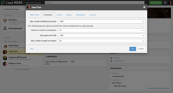 Define quotas per group or user