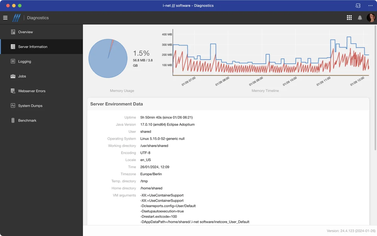 Server-Diagnostik-Dashboard